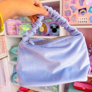 ❌ SOLD ❌ Stoney Clover Lane Velvet Scrunch Bag (Seeing Stars) - Purple